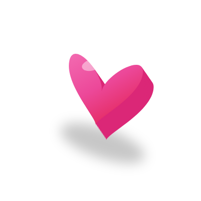3D Floating Heart